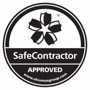 Home 17 Seal Black SafeContractor Sticker 300x300 1